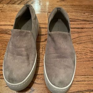 Vince gray suede shoes size 6.5